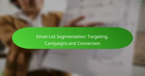 Сегментация списка электронной почты: таргетинг, кампании и конверсия