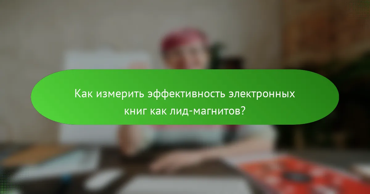Как измерить эффективность электронных книг как лид-магнитов?