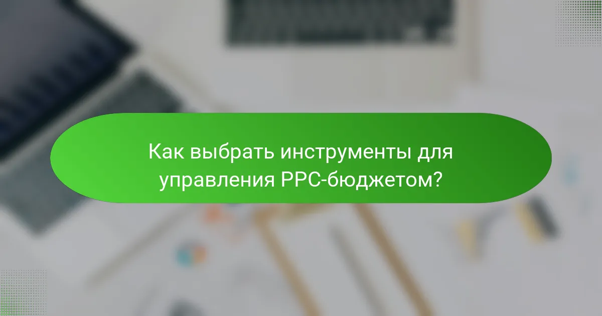 Как выбрать инструменты для управления PPC-бюджетом?
